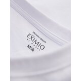 Ombre Men's cotton jersey t-shirt with large side lettering - white | Eponuda.ba