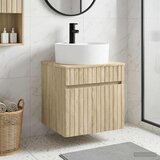  Umivaonik s policom za zid Hrast sonoma 49 x 44,5 x 65 cm | shoptok.hr