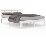  Okvir za krevet od masivnog drva bijeli 200 x 200 cm | Eponuda.com