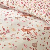 Catherine Lansfield Oranžna/bež podaljšana posteljnina za zakonsko posteljo 230x220 cm Woodland Fox – | Shoptok.si