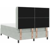  Krevet s opruga kutije Svijetlo siva 160 x 200 cm Baršun | shoptok.hr