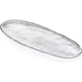 Ivv servirni krožnik Diamante 34x15cm, ovalen, prozoren, steklo | Shoptok.si