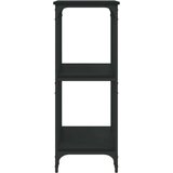  Konzolni stol crni 102 x 35 x 90 cm od konstruiranog drva | shoptok.hr