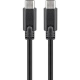 Goobay USB-C (M)/USB-C(M) 2M NAPAJALNI IN SYNC KABE | Shoptok.si