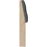 vidaXL tapecirano vzglavje temno siva 150 cm masivno borovo les | Shoptok.si