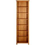 vidaXL Police za knjige s 7 razine 60x22x200 cm od masivne hrastovine | shoptok.hr