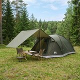  Kabinski šator s krovom Vojska zelena 6 osoba Poliester i čelik | shoptok.hr