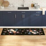  Kuhinjski Tepih Crna 180 x 60 cm Baršun Cijene
