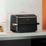 Cosori friteza na zrak dual basket twinfry chef edition crna 10 l | shoptok.hr