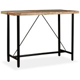 vidaXL barski stol od masivnog obnovljenog drva 150x70x107 cm | shoptok.hr