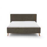 Meise Möbel Tamno zeleni tapecirani bračni krevet s prostorom za odlaganje s podnicom 180x200 cm Riva – | shoptok.hr