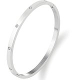 IZMAEL Zapestnica AI-17630 - Srebrna / 3mm | Shoptok.si