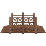  Vrtni most s ogradama 150 x 67 x 56 cm od masivnog drva smreke | shoptok.hr