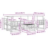  Set vanjskih sofa 7 kom. Bijela i krem | shoptok.hr