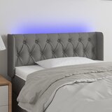  LED uzglavlje tamnosivo 103x16x78/88 cm od tkanine | shoptok.hr