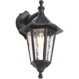 QAZQA Klasična zunanja stenska svetilka črna IP44 - New Haven Hammered | Shoptok.si