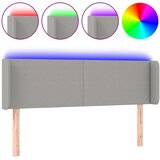  LED uzglavlje svjetlosivo 147x16x78/88 cm od tkanine | Eponuda.com