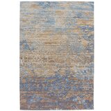 Kayoom RAVNO TKANA PREPROGA Blaze 625 Blau / Beige 155/230 cm modra, bež | Shoptok.si
