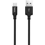 Hoco podatkovni kabel X14 Micro USB 2m 3A črn pleten Cene