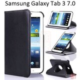  Vrtljivi ovitek / etui / zaščita za Samsung Galaxy Tab 3 7.0 - črni | Shoptok.si