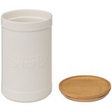Five POSUDA ZA ŠEĆER NATUREO 12,2X19,5CM KERAMIKA/BAMBUS BIJELA | shoptok.hr
