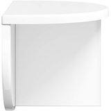  Polica na zidu Zidne Visoki sjaj bijela 38 x 19 x 19 cm | Eponuda.com