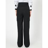 Koton Women's Black Button Detailed Trousers | Shoptok.si