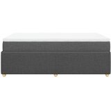  Krevet box spring s madracem tamnosivi 120 x 190 cm tkanina | shoptok.hr