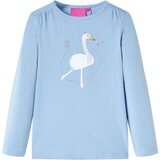  Dječja majica dugih rukava svjetloplava 116 | shoptok.hr