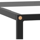 vidaXL stolić za kavu crni s kaljenim staklom 60 x 60 x 35 cm | shoptok.hr