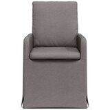  Trpezarijske stolice 2 pcs Sivo-smeđa 57 x 67 x 98 cm tkanina | shoptok.hr