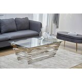 Livetastic KLUBSKA MIZA, prozorno, srebrne barve | Shoptok.si