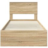  Okvir za krevet s uzglavljem Sonoma hrast 90 x 200 cm | shoptok.hr