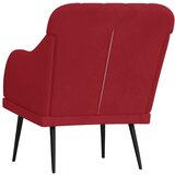  Fotelj vinsko rdeč 63x76x80 cm žamet, (20929518) | Shoptok.si
