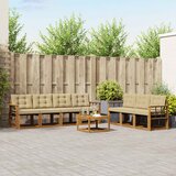  Set vanjskih sofa 8 kom. Prirodna i bež | shoptok.hr