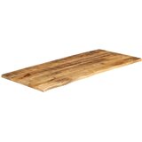 Stolna ploča 140x60x3,8 cm masivno drvo manga sa živim rubom | shoptok.hr