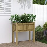  Vrtne sadilice s nogama 70x31x70 cm od impregnirane borovine | shoptok.hr