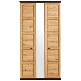 Hom`in garderobna omara črna, hrast artisan | Shoptok.si