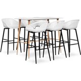 vidaXL 7-dijelni barski set bijeli | shoptok.hr