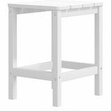  Vrtne stolice Adirondack s osloncem i stolićem HDPE bijele | shoptok.hr