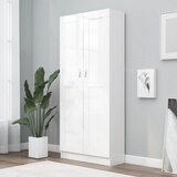 vidaXL Knjižna omara bela 82,5x30,5x185,5 cm iverna plošča Cene