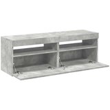 TV omarica z LED lučkami 2 kosa betonsko siva 60x35x40 cm, (20733274) | Shoptok.si