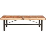 Furnova Klubska mizica 142x90x42 cm trden akacijev les, (21915674) | Shoptok.si