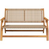  Vrtni namještaj Bež 122 x 78 x 73 cm Čvrsto drvo akacije | shoptok.hr