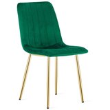 Lava stolica - zeleni baršun / zlatne noge x 1 | shoptok.hr