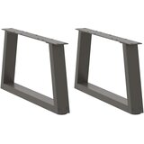  Noge za klub stolić V-oblika 2 kom antracit 60 x (30-31,3) cm čelik | shoptok.hr