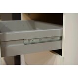 CARRYHOME nočna omarica, siva, bela | Shoptok.si