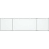  Magnetna bijela ploča sklopiva 160 x 40 x 1,7 cm aluminijska | shoptok.hr