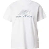 New Balance Majica petrol / bela