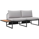  Vrtni set za objed 3 pcs Svijetlo siva Čelik | shoptok.hr